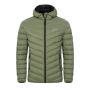 Vattert Dunjakke Unisex Oliven