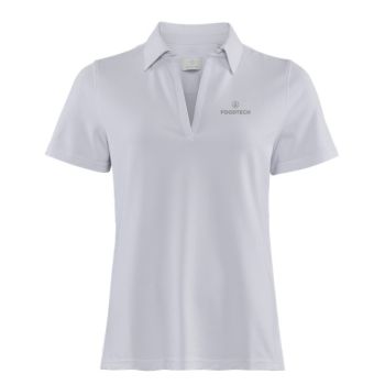 Tech Polo Pique Dame Hvit