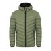Vattert Dunjakke Unisex Oliven